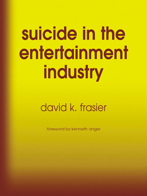 cover image of Suicide in the Entertainment Industry